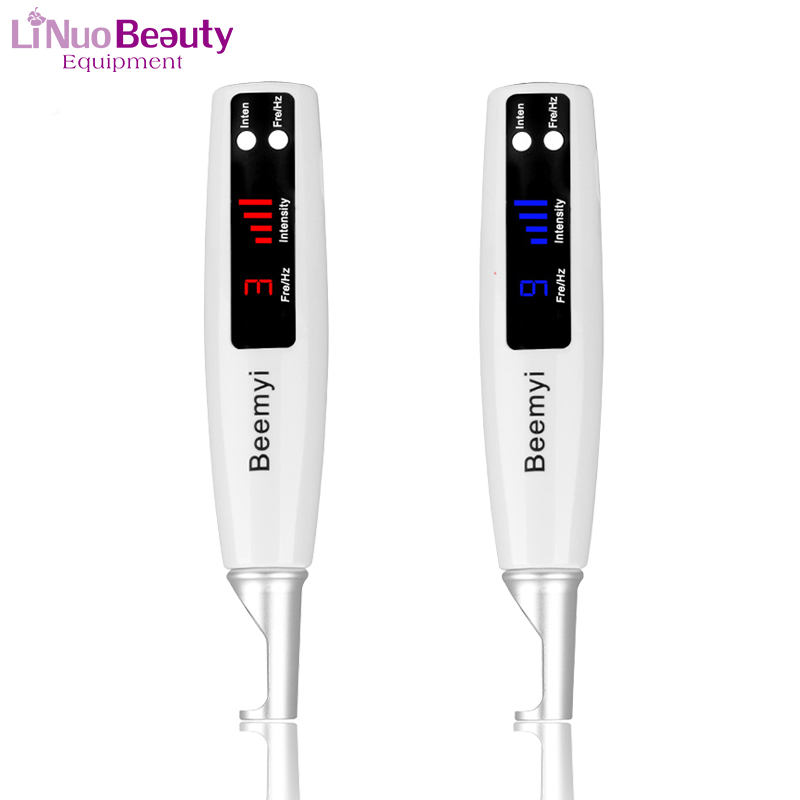 Picosecond Laser Freckle Mole Remover - ปากกาเลเซอร์พิโคเซกุนด์แบบพกพา สำหรับลบรอยสัก กระ จุดด่างดำ ไฝ พร้อมไฟ