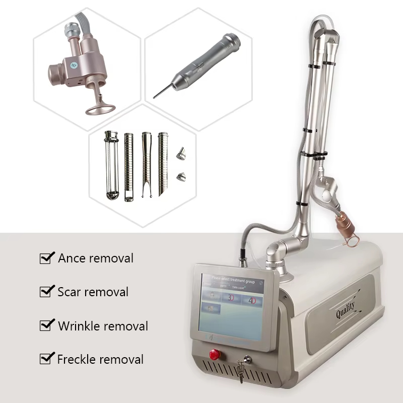 Laser Skin Resurfacing Machine - เครื่องเลเซอร์ CO2 แบบพกพา 10600 นาโนเมตร สำหรับการฟื้นฟูผิวและรักษาสิว