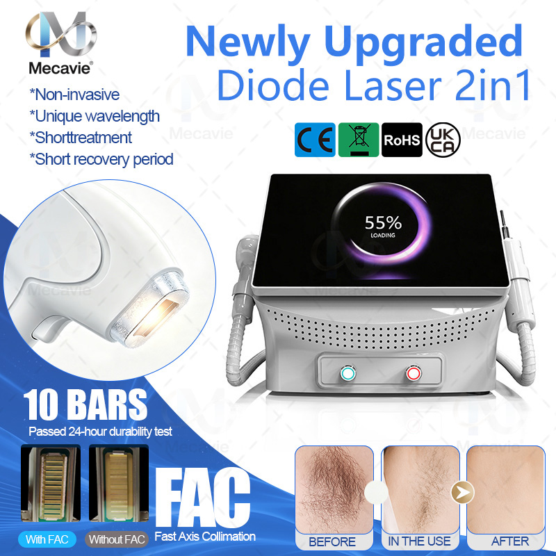 เครื่องเลเซอร์ไดโอด 5 ความยาวค - Picosecond Laser Freckle Mole Remover บทวิจารณ์และราคา