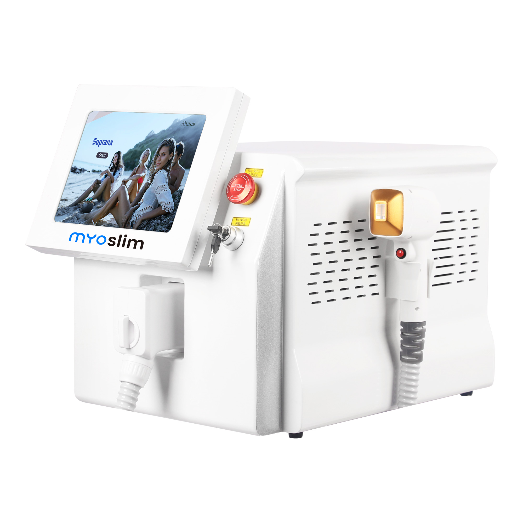 4000W ไทเทเนียมไดโอดเลเซอร์กำจ - Laser Hair Removal Diode 808 บทวิจารณ์และราคา