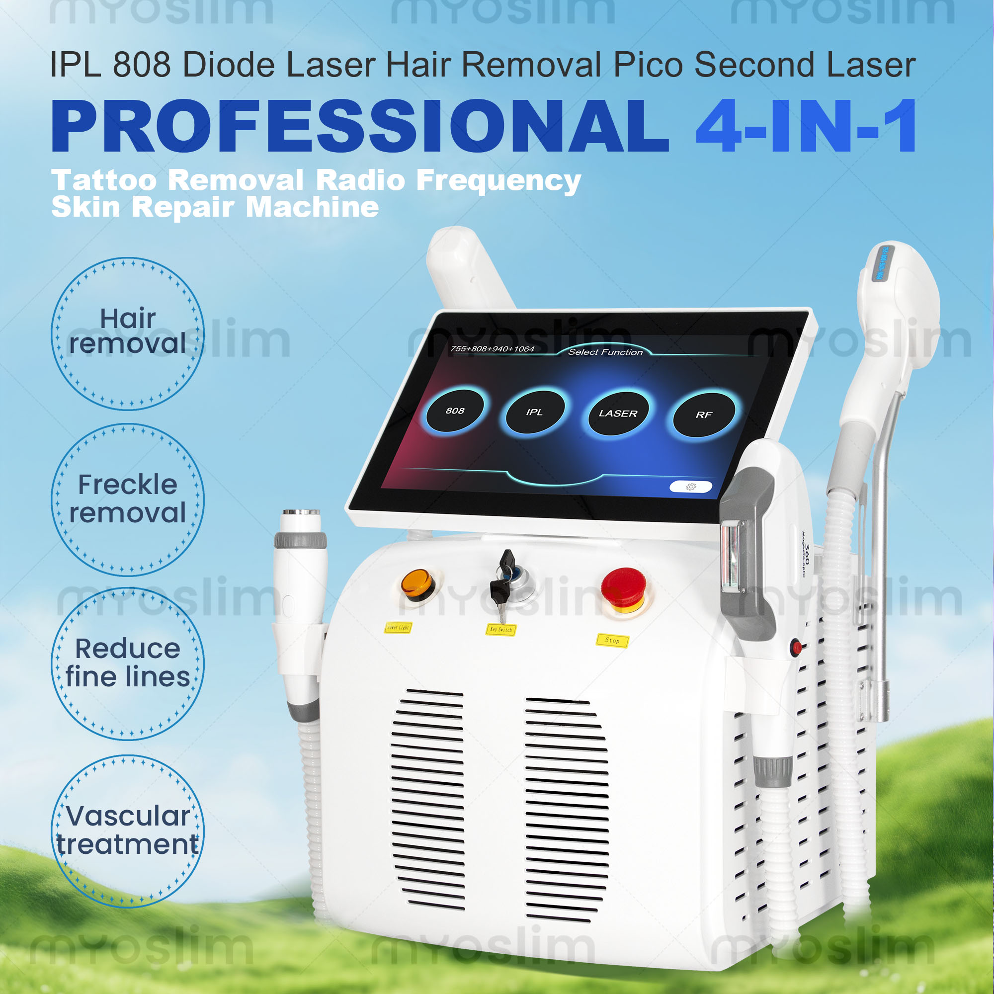 เครื่องเลเซอร์กำจัดขนไดโอดไทเท - Laser Hair Removal Diode 808 บทวิจารณ์และราคา